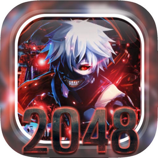 2048 Manga & Anime - “ Japanese Cartoon Puzzle For Tokyo Ghoul Characters “ icon