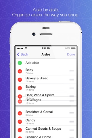 Groceryx - Grocery Shopping List Shared and Synced with Family and Friends. screenshot 3