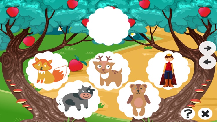 Animals game for children: Find the mistake in the forest screenshot-3