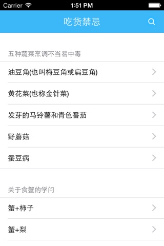 吃货禁忌 - 食物莫乱吃~ screenshot 2