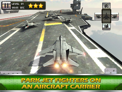 Air-Craft Carrier Fly and Park Planes On a War Boat Gameのおすすめ画像3