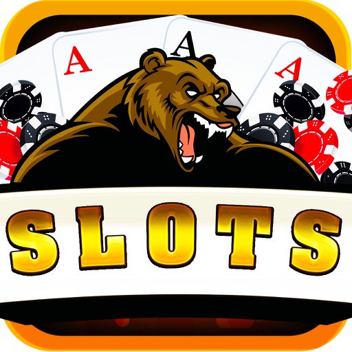 Indigo Bear Slots Pro -Black Sky Casino- FREE real games iOS App