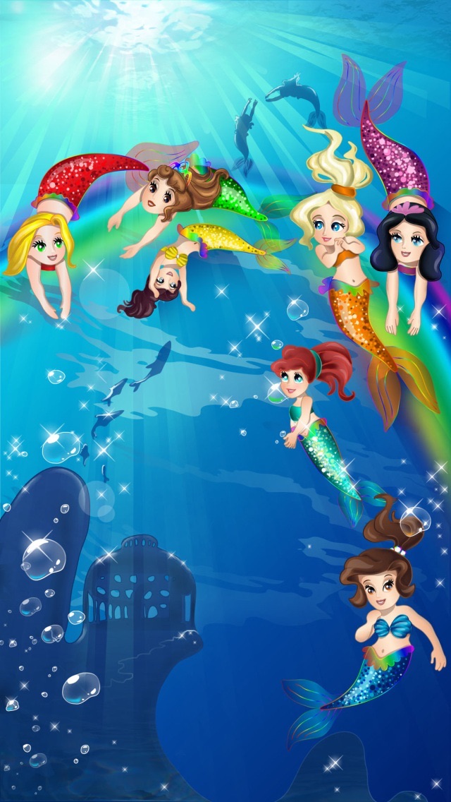 Download Mermaid Princess Coloring Pages for Girls and Games for ...