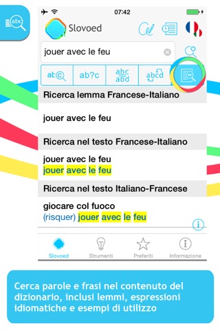 French <-> Italian Slovoed Classic talking dictionary screenshot 2