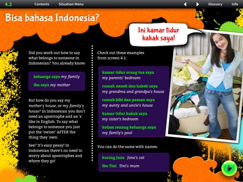 iCan Speak Indonesian Level 1 Module 3 screenshot 4