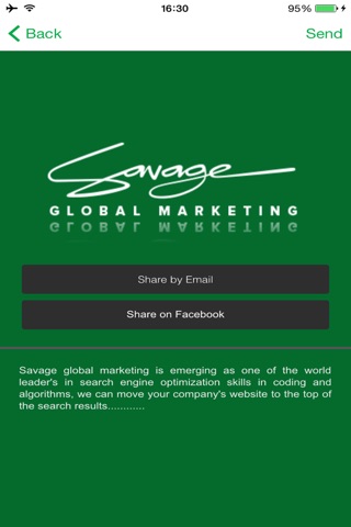 Savage Global Marketing screenshot 4