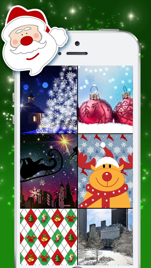 How to cancel & delete Christmas Backgrounds and Holiday Wallpapers - Festive Motifs from iphone & ipad 3