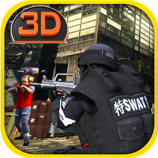 SWAT Sniper Assassin 3D - Real crime city action simulation game icon