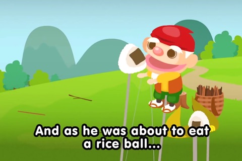 The Rolling Rice Ball (FREE)   -Jajajajan Kids Song & Coloring picture book series screenshot 3