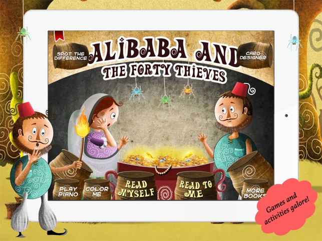 Alibaba and The Forty Thieves for childr