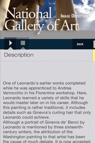 National Gallery Washington ID audio guide screenshot 4