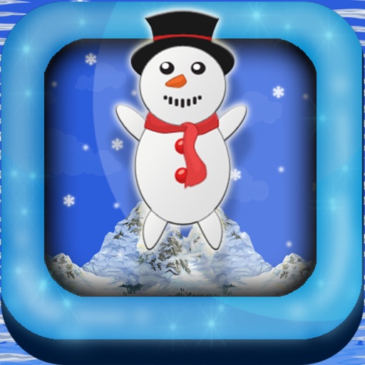 Snow-Man Christmas Holiday North Pole Frosty Town Jump iOS App