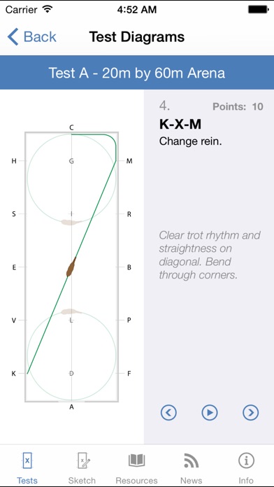 USDF EquiTests 1 - Introductory Tests, Freestyle Tests and Judges Resources Screenshot 1