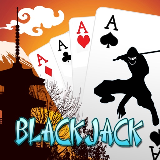 Ninja Blackjack Free Game with Slots, Poker and More! icon