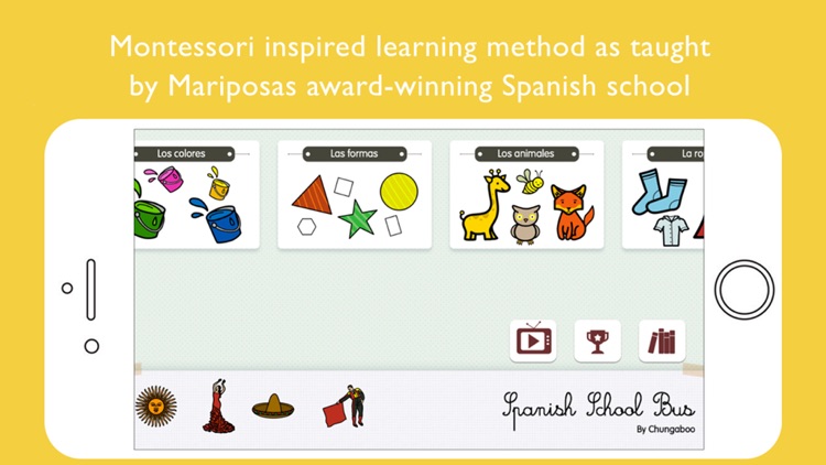 Spanish School Bus for Kids – Learn with Fun Vocab Games and Music
