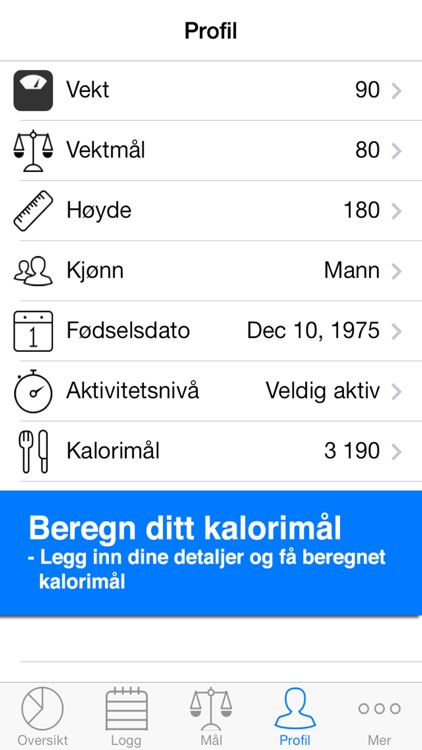 Kaloriteller hjelper deg å gå ned i vekt screenshot-4