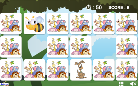 Animal Match for kids & kindergarten game screenshot 3