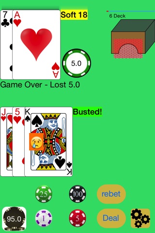 Blackjack-Configurable screenshot 2