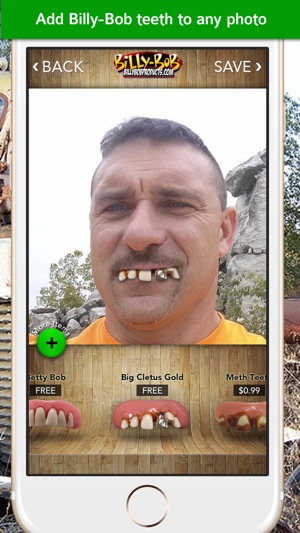 Billy Bob's Redneck Teeth App(圖2)-速報App