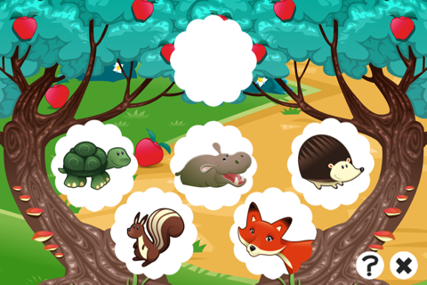 Animal game for children: Find the mistake in the forest screenshot 3
