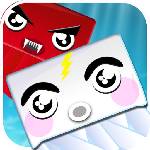 White Jelly Hero : Help Cutest Jelly Escape from Red Enemy Splashing Icon