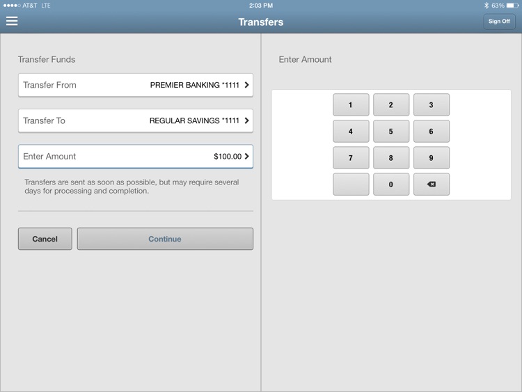 Bremer Bank Mobile for iPad screenshot-3