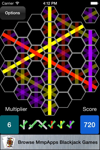 Hexx - Ribbons on a Hex Board screenshot 4