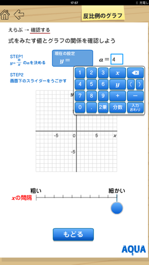 Graph of Inverse Proportion in 