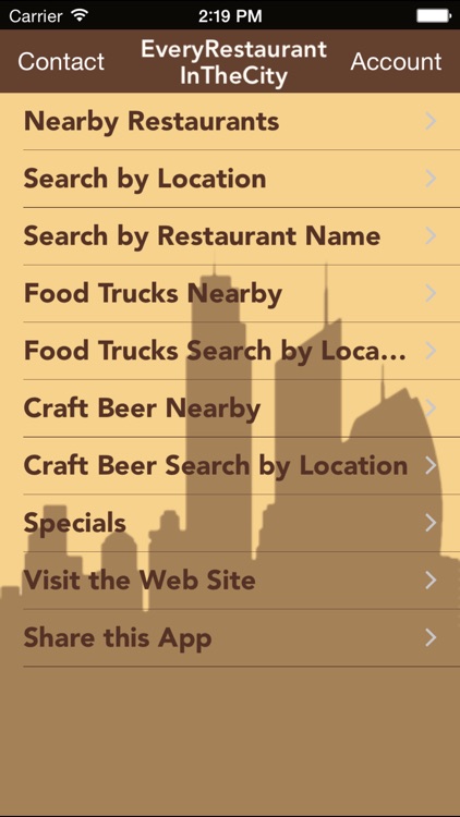 Restaurant Locator App