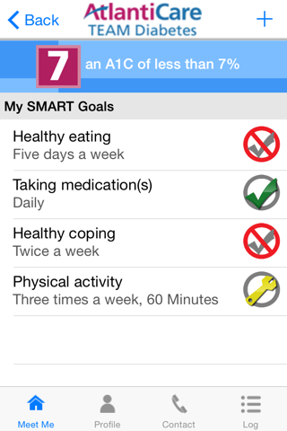 MEET ME @7 - Diabetes Self-management Tool for Patients and Caregivers screenshot 3