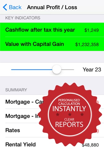 OZIPCAL Investment Property Calculator screenshot 4