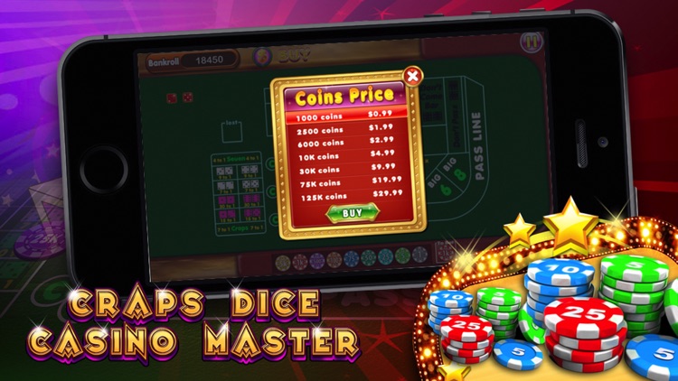 Craps Dice Casino Master - Deluxe Rolling Dices Strategy Game screenshot-3