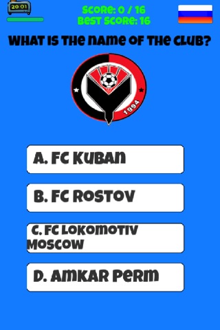 Russia Football Logo Quiz screenshot 4