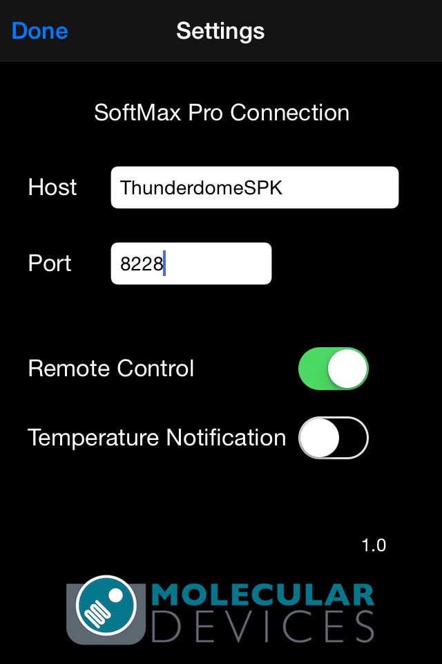 SoftMax Pro Remote screenshot 3