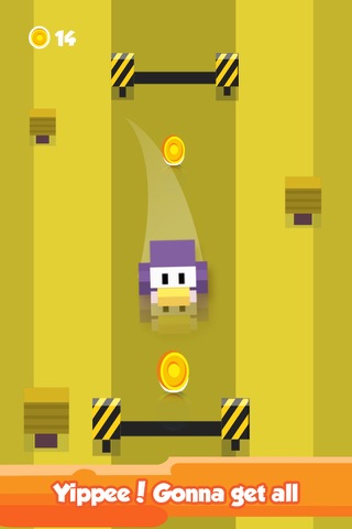 Blocky Duck Crosses the Highway – Endless Tiny Bird Escape screenshot 3