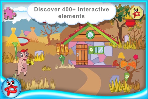 Three Little Pigs: Interactive Touch Book screenshot 4