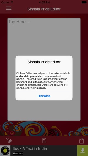 Sinhala Editor Sinhalese Pride(圖5)-速報App