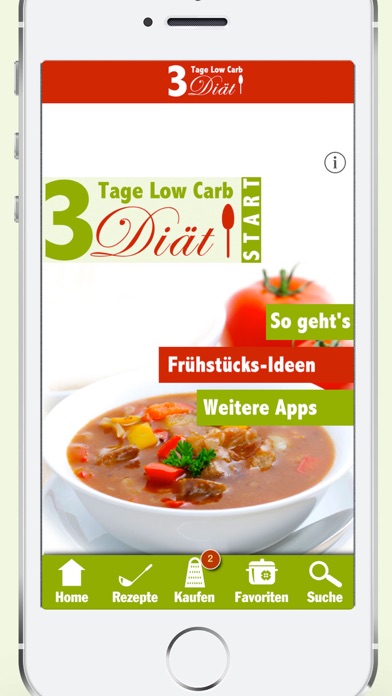 How to cancel & delete 3 Tage Low Carb Diät - Abnehmen übers Wochenende, schlank ohne Kohlenhydrate from iphone & ipad 4