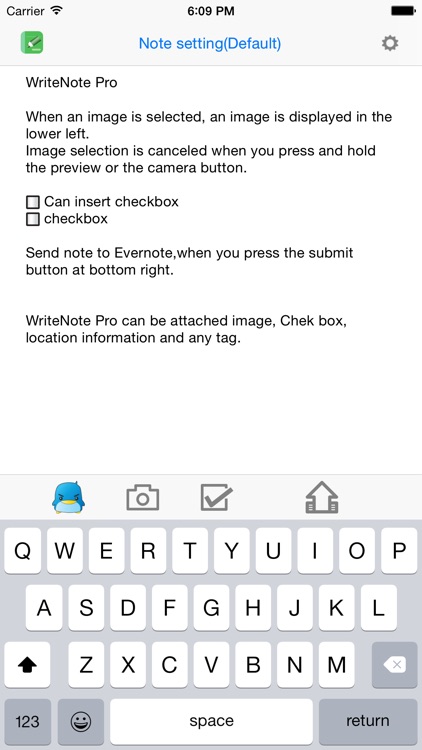 WriteNote Pro - Easy to append memo for Evernote.
