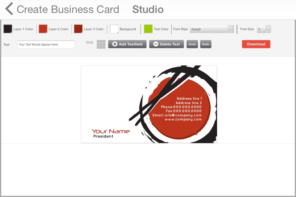 Design Mantic - Business Card Maker screenshot 3