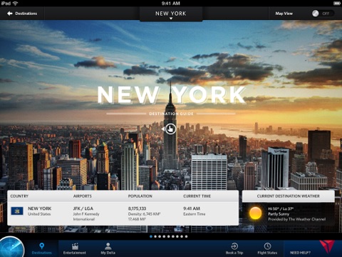 Fly Delta for iPad screenshot 2