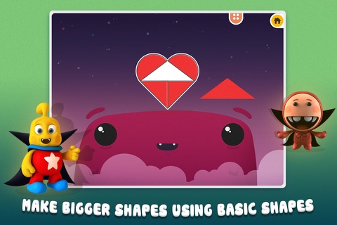 Monster Shapes Sorting Puzzle for Kids Halloween Theme FREE screenshot 4
