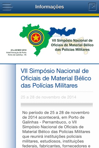 VII SIMPÓSIO MATERIAL BÉLICO screenshot 2