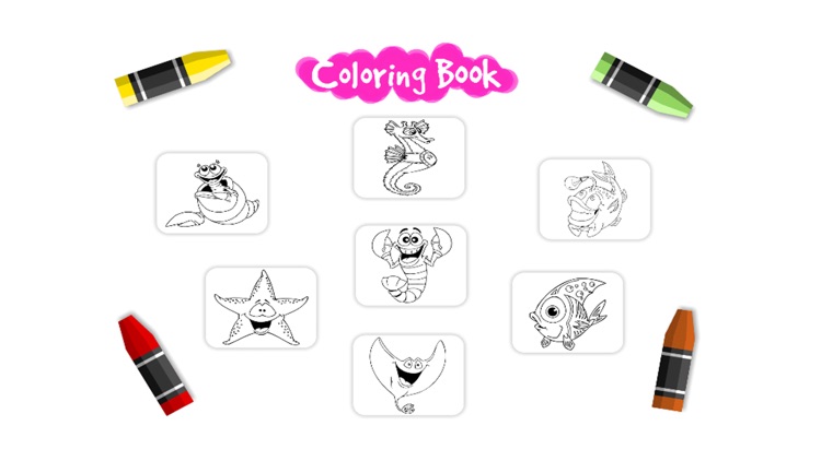 Sea Animals Coloring Book for Kids