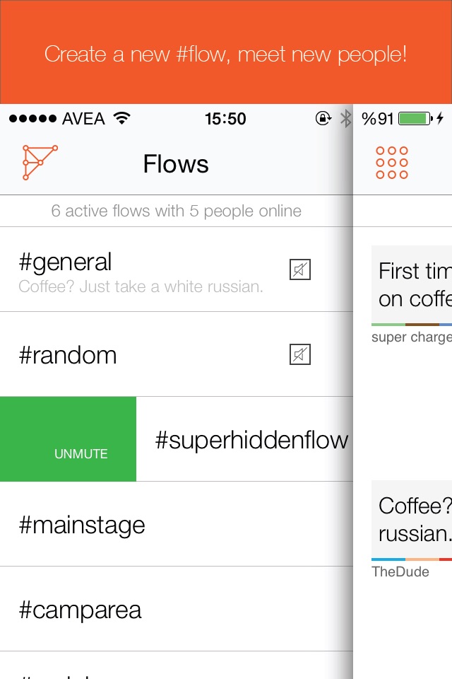 Flows - Chat Without Internet screenshot 2