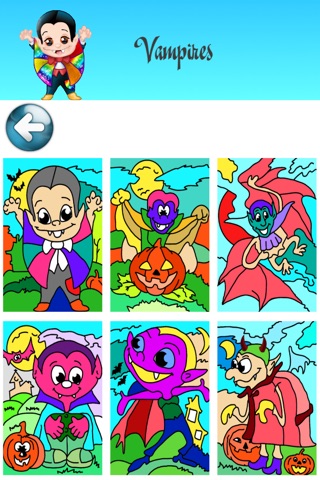 Halloween Coloring Pages - Fun Painting Pictures Book & Color Sheets for Kids screenshot 3