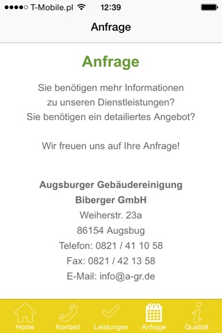 Augsburger Gebäudereinigung screenshot 4