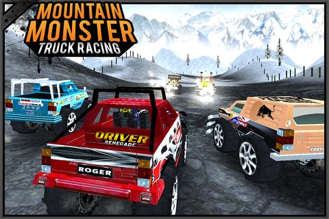 Mountain Monster Truck Racing screenshot 3
