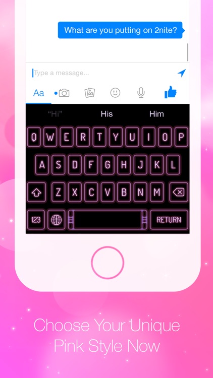 PinkKey: colorful pink predictive keyboard with autocorrect, autocomplete and prediction screenshot-3