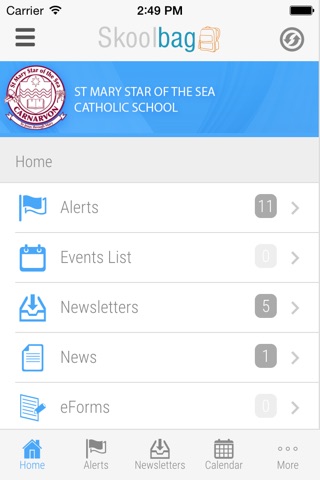 St Mary Star of the Sea Catholic School - Skoolbag screenshot 2